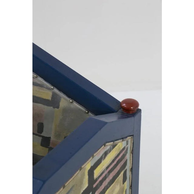 Wood Italian Futurist Sofa attributed to Fillìa Luigi Colombo, 1930 For Sale - Image 7 of 9