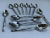 Mid-Century Modern 1970s Faux Bamboo Vintage Stainless Steel Teaspoons Set of 12 For Sale - Image 3 of 5