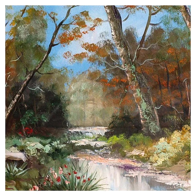 Landscape Painting, Oil on Canvas, Toni Bordignon For Sale