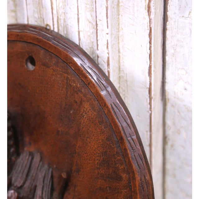 Pair of 19th Century French Black Forest Carved Walnut Game and Harvest Wall Plaques For Sale - Image 4 of 10