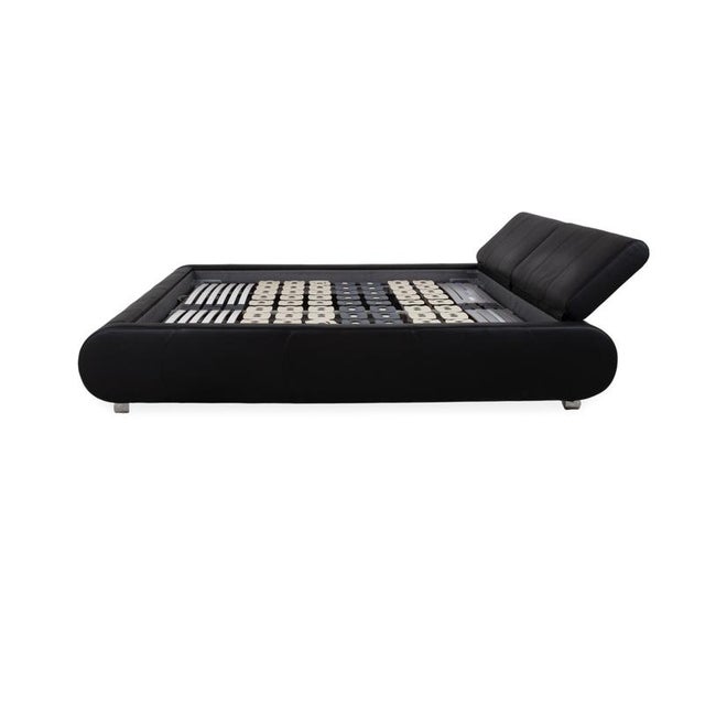 Joop! Swing Leather Bed Black Double Bed For Sale - Image 16 of 17