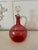 Glass Antique Victorian Cranberry Glass Decanter, 1860s For Sale - Image 7 of 7