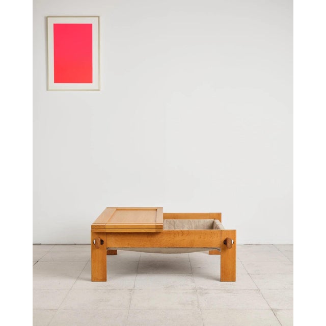 1960s Large Brutalist Coffee Table in Oak by Tage Poulsen, Denmark, 1960s For Sale - Image 5 of 18