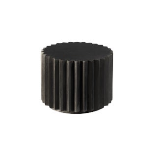 Cast Blackened Bronze Doris Side Table by Fred & Juul For Sale