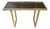 Chrome and Golden Console Table, 1970 For Sale
