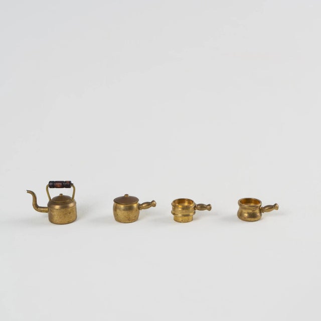 Farmhouse Vintage Brass Temptations Miniature Collection For Sale - Image 3 of 12