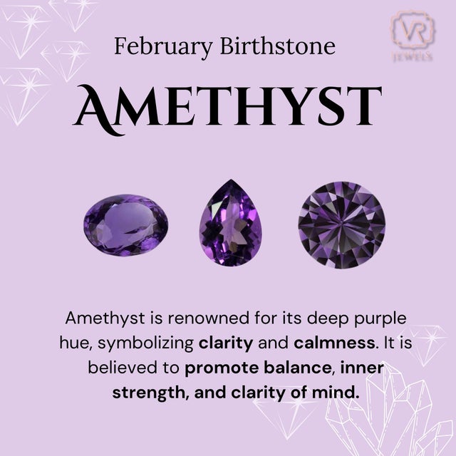 VRJewels 14k Yellow Gold Clover Amethyst Diamond Cocktail Ring Size 4 For Sale - Image 13 of 16