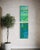 Contemporary Rebecca Koury Original "Ocean Dreams" Teal Emerald Diptych Contemporary Abstract Painting, Acrylic on Canvas, Carmel California Art, 2019 For Sale - Image 3 of 3