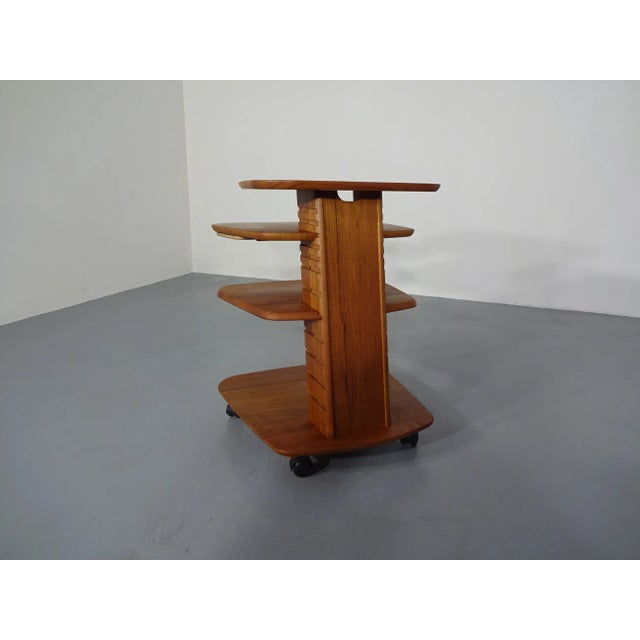 Tiered Console Table by Aksel Kjersgaard for Odder Adjustable, 1970s For Sale - Image 18 of 18