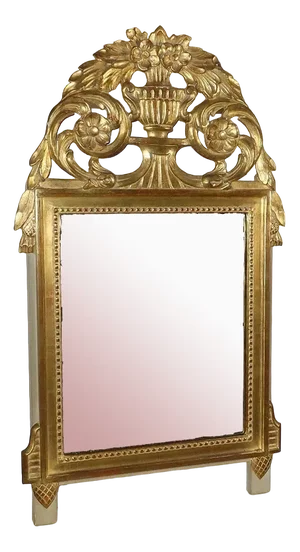 Early 20th Century Louis XVI Mirror in Golden Wood, 1890s