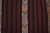 Brick Red Striped Turkish Kilim Runner Rug For Sale - Image 8 of 12
