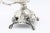 Fruit Bowl Centerpiece in Cut Glass with Embossed Silver Structure For Sale - Image 3 of 5