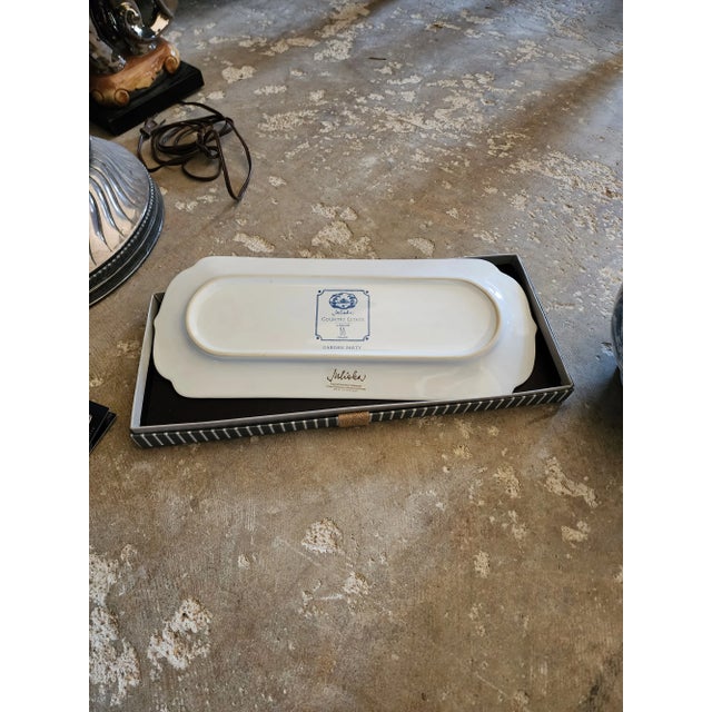 Juliska Blue and White Platter For Sale In San Antonio - Image 6 of 9