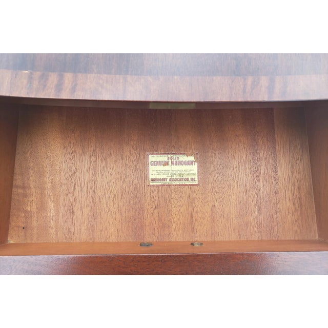 1940s Genuine Mahogany Pembroke Side Table For Sale - Image 11 of 12