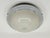 Italian Chrome Plated & Grey Metal, Molded Glass Ceiling Lamp, 1960s by Sergio Mazza for Artemide For Sale - Image 9 of 11