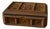 Antique Tramp Art Box Hand Carved Folk Art Keepsake Box Monogram R Velvet Jewelry Box Primitive Wooden Storage Decor For Sale