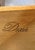 1970s Refinished Elegant Hollywood Regency Dixie Furniture Dresser in Cream & Natural Oak Tones For Sale - Image 10 of 10