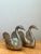 Metal Vintage Ornamental Silver Swan Sculptures - Pair For Sale - Image 7 of 12
