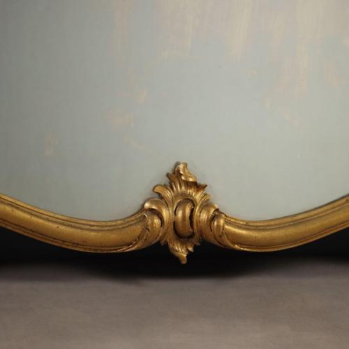 Goldenrod Carved and Gilded Style Mirror For Sale - Image 8 of 11