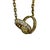 Cartier Baby Love Pave Diamond Interlocked Bands Necklace in 18k Yellow Gold For Sale - Image 14 of 15