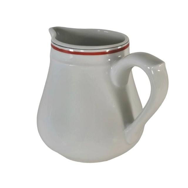 Late 20th Century Porcelain D’Auteuil Jacques Lobjoy French Bistrot Creamer, 8 Oz For Sale - Image 5 of 8