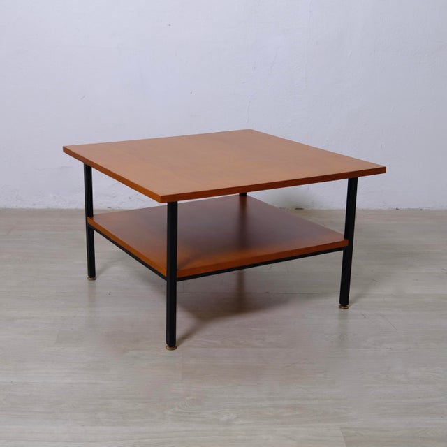 Wood Vintage Italian Coffee Table in Wood, 1950s For Sale - Image 7 of 15