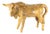 Early 20th C. Earthenware Pottery Bull Figurine Coin Bank, Mexico For Sale