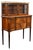 French Walnut Commode with Glass Top, 1870s For Sale