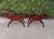 Fabulously-stylish pair of vintage curved Asian benches with rosewood finish. Easily at home with any decor, modern or...