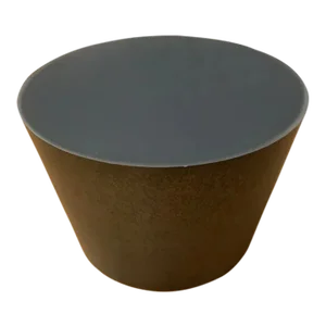 Vintage Modern Round Drum Side or Coffee Table