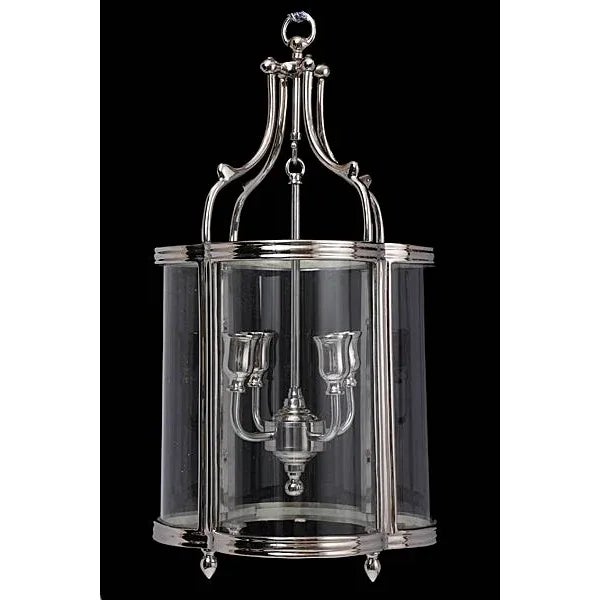 Quatrefoil- Bent Glass lantern, Georgian Style