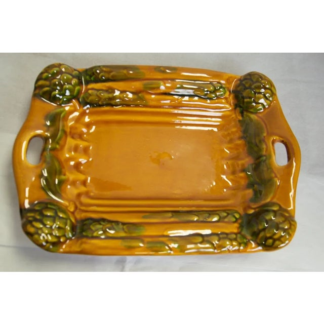 French Vintage Asparagus Serving Platter - 3 Piece For Sale - Image 3 of 11