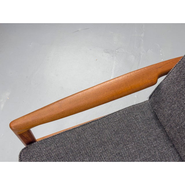 Danish Teak and Wool 3-Seater Sofa, 1960s For Sale - Image 14 of 18