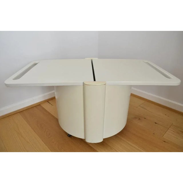 Space Age Bar Table or Trolley attributed to Livia Castelli for Fain, Italy, 1970s For Sale - Image 3 of 10