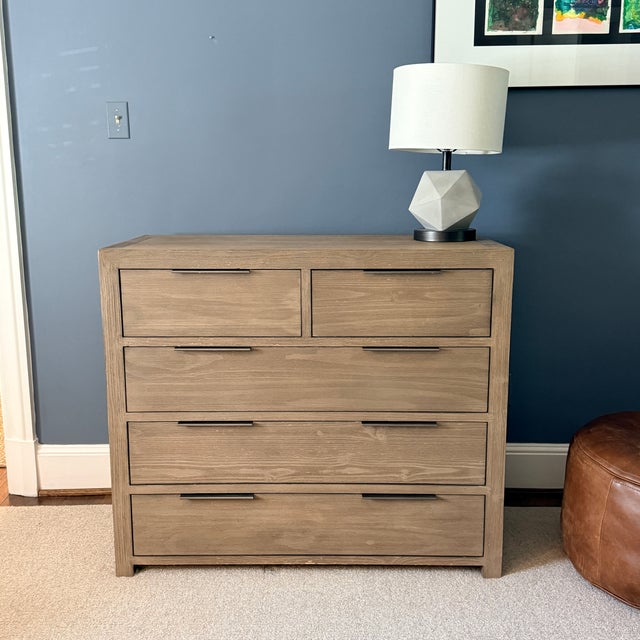 RH Laguna 6 Drawer Dresser Coastal? Rustic? or just easy to place. Great storage, quality and condition! We have the desk...