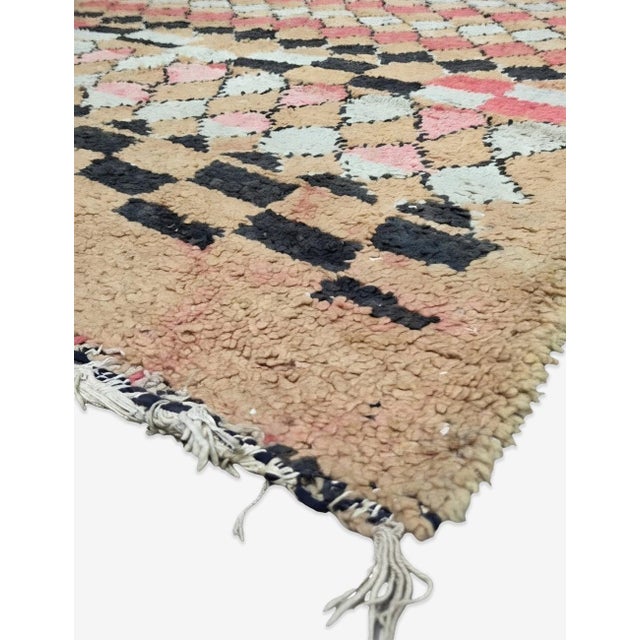 Mid-Century Modern Handmade Moroccan Vintage Rug - 9.6 X 5.9 Ft For Sale - Image 3 of 6
