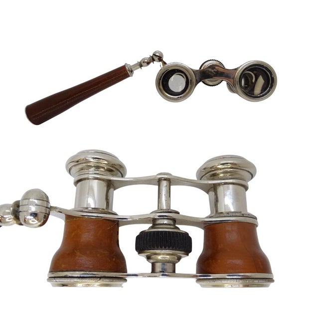 Leather Pince-Nez, Early 20th Century – France Impressive French pince-nez, from the late 19th or early 20th century. The...