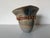 1980s Vintage Organic Studio Art Ceramic Vase With Natural Fiber Detail For Sale In Miami - Image 6 of 12