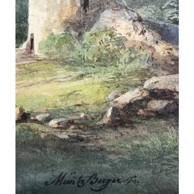 L.Berger, Müritz, 1942, Watercolor on Paper For Sale - Image 3 of 7