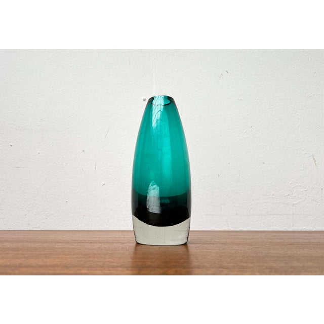 Mid-Century Modern 1365 Glass Vase by Tamara Aladin for Riihimäki, Finland, 1960s For Sale - Image 9 of 18