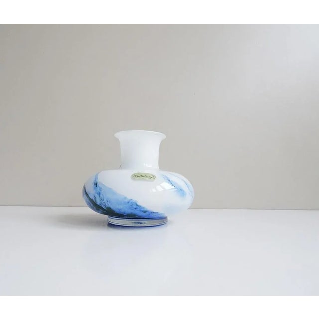Swirl Art Glass Vase from Michelangelo, 1980s For Sale - Image 10 of 11
