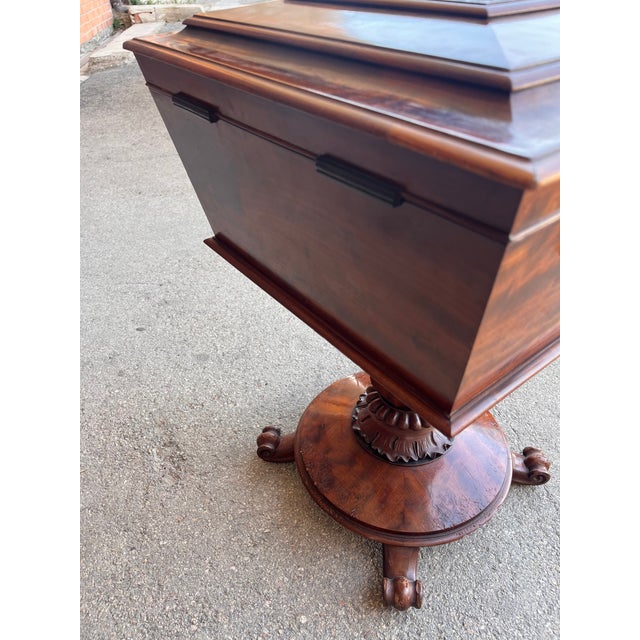 Brown 20th Century Walnut Smoking Table For Sale - Image 8 of 11