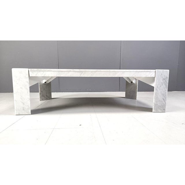 Vintage Italian Marble Coffee Table, 1970s For Sale - Image 6 of 12
