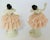 Vintage Dresden Rococo-Style Petite Porcelain Figurines Dancing in Lace Skirts, Mid-1990s by Germany’s Porzellanfabrik Unterweißbach- a Paiir For Sale - Image 4 of 10
