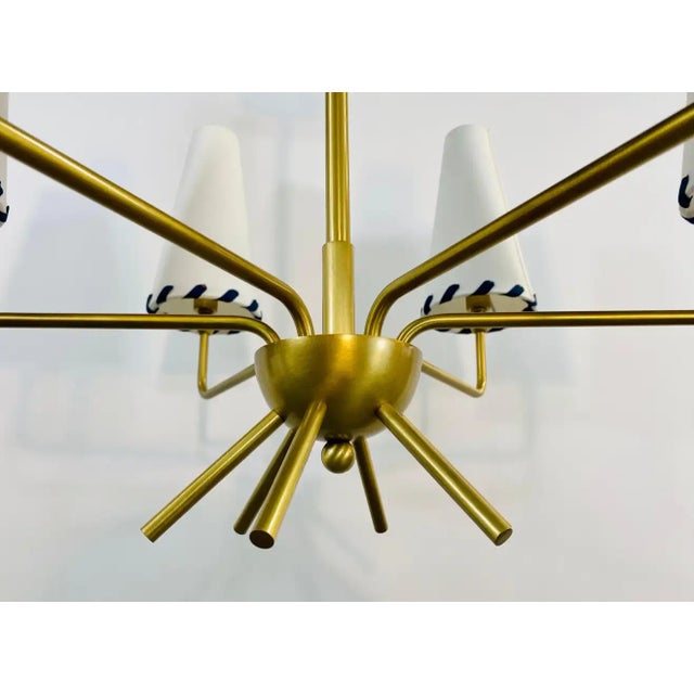 Mid-Century Modern Style 6 Lights Sputnik Chandelier For Sale - Image 9 of 11