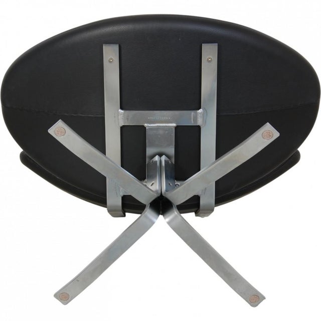 Vintage Corona Chair in Black Leather by Erik Jørgensen, 2020 For Sale - Image 12 of 14