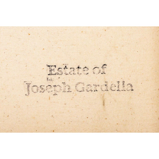 Joseph Lawrence Gardella Green Circle Mixed Media For Sale - Image 9 of 9