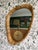 Mid-Century Modern Mid Century Style Rattan Wall Mirror For Sale - Image 3 of 5