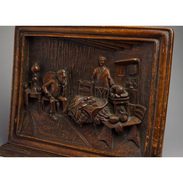 Late 19th Century Black Forest Carved Wood High-Relief Plaque / Panel For Sale - Image 5 of 7