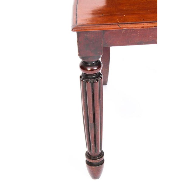 Wood Set of Regency Mahogany Hall Chairs from Gilllows, 19th Century For Sale - Image 7 of 12